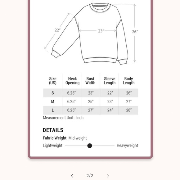 Classic White Crewneck Sweatshirt - Picture 2 of 2